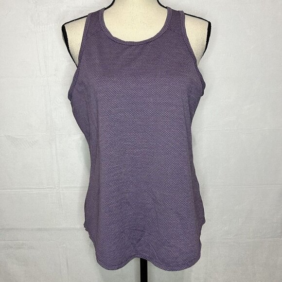 Athletic Works Womens Purple Open Back Tank Stretch Size M (8-10) - Picture 1 of 8